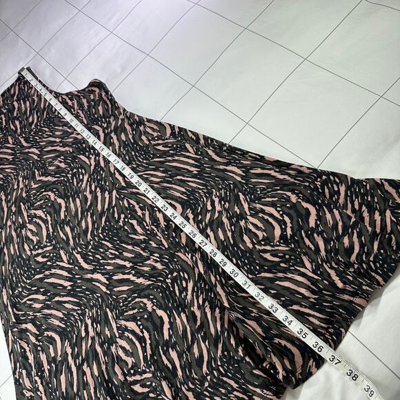 Athleta Dress Womens Medium Black Santorini Thera High Neck Modal Athleisure - Picture 10 of 10